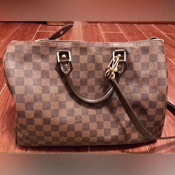 Louis Vuitton Handbags - LOUIS VUITTON Damier Canvas Speedy 35 Bag